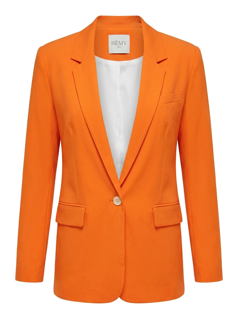 Tangerine Glow Blazer
