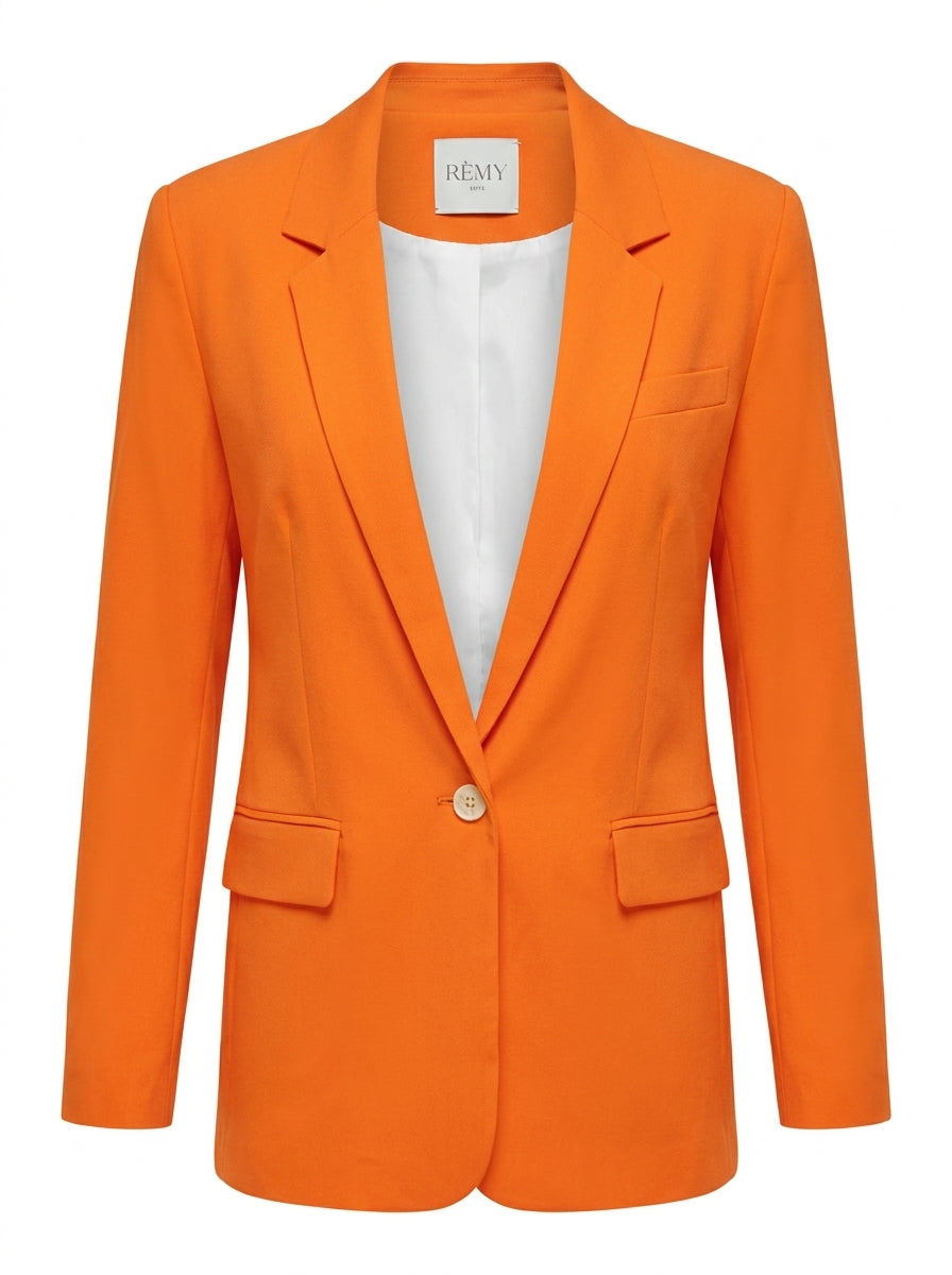 Tangerine Glow Blazer