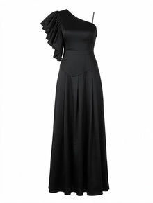 Naya Ruffled One-Shoulder Dress