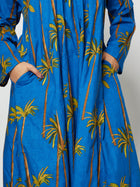 Palm Tree Long Dress