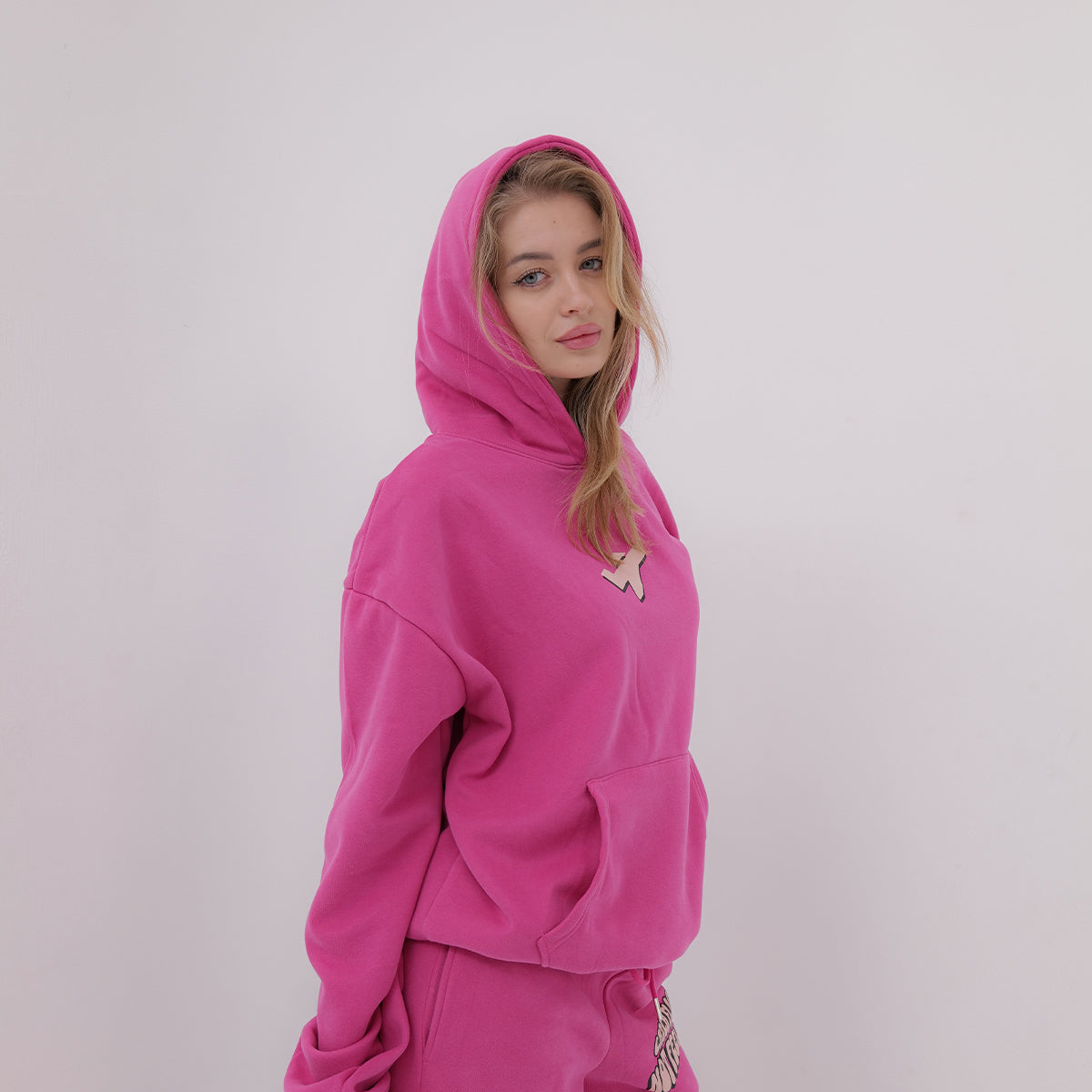 The Rebel Pink Matching Hoodie and Sweatpants set