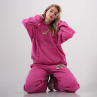 The Rebel Pink Matching Hoodie and Sweatpants set