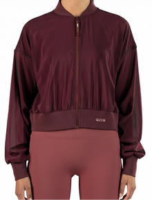 Mesh Bomber Jacket