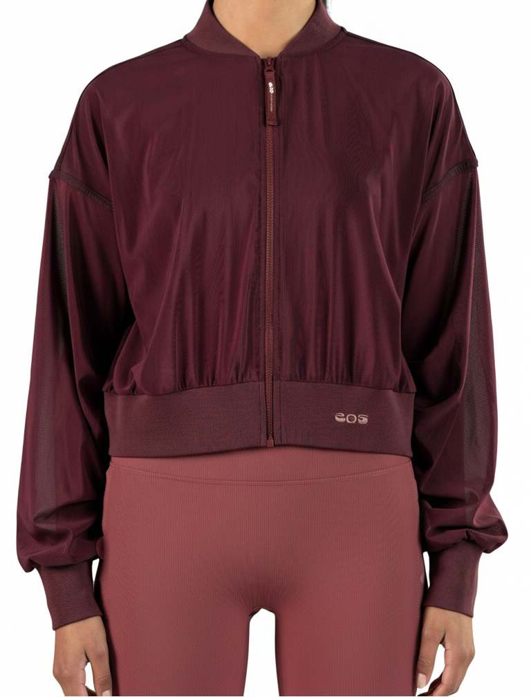 Mesh Bomber Jacket