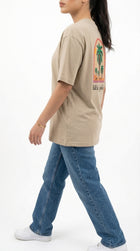 The Palm Brown Oversized T-Shirt