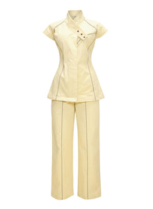 Ghost mannequin of the Sunveil Co-ord Short Sleeve Set 