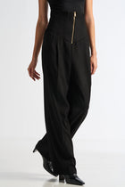 Waisted Black Pants