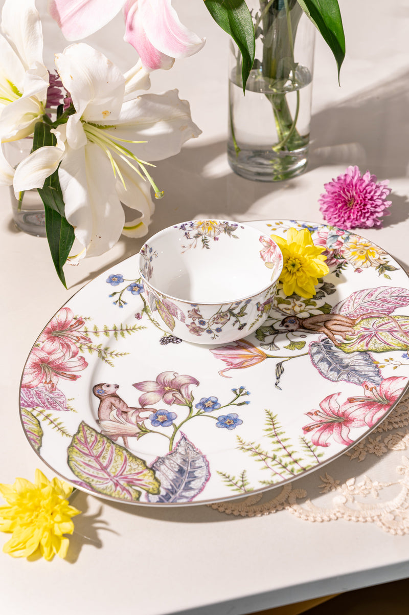 Shirovana Grande Oval Platter (Set of 1)