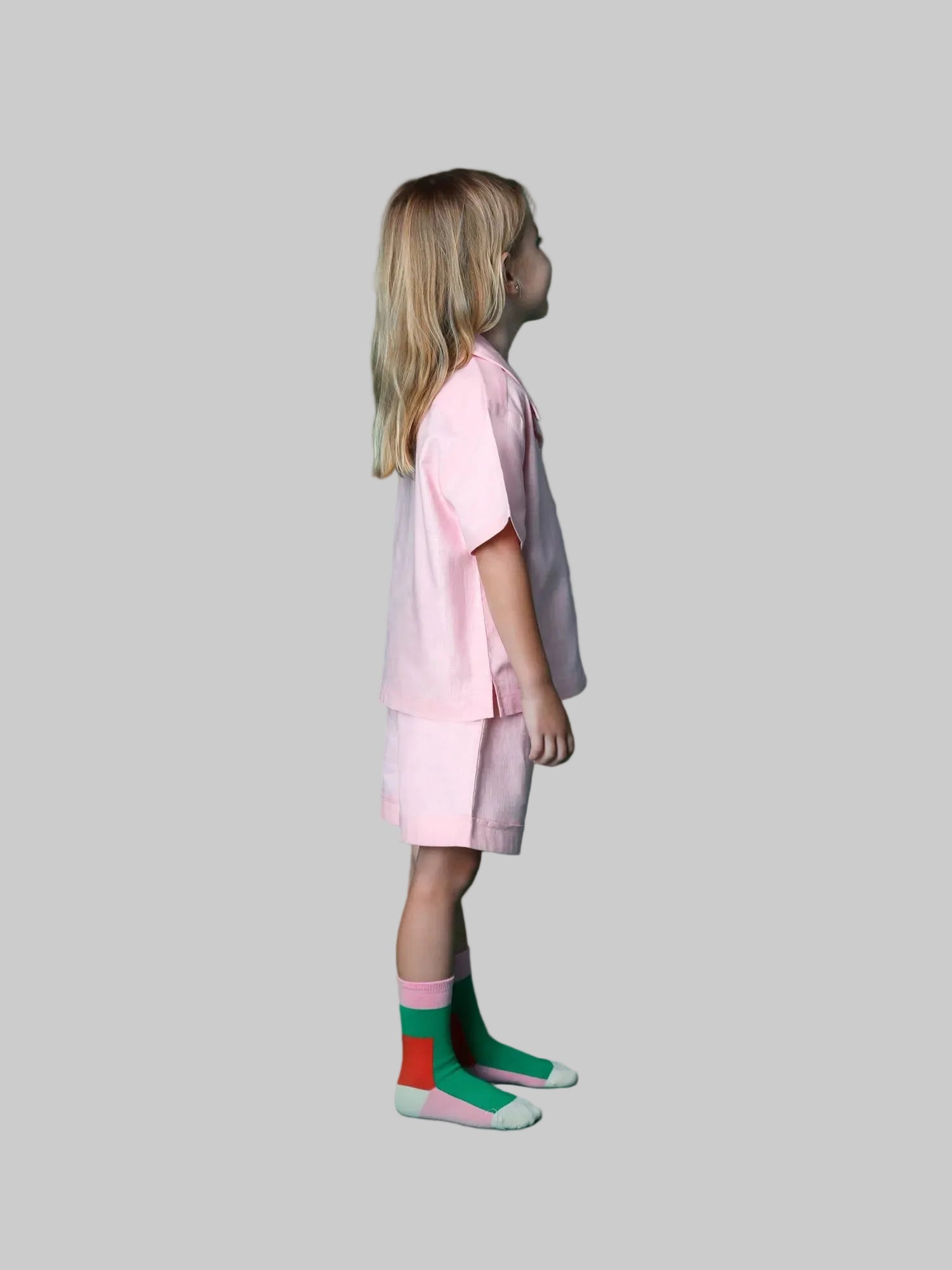 Cotton Candy Pink Linen Blend Co-Ord Set