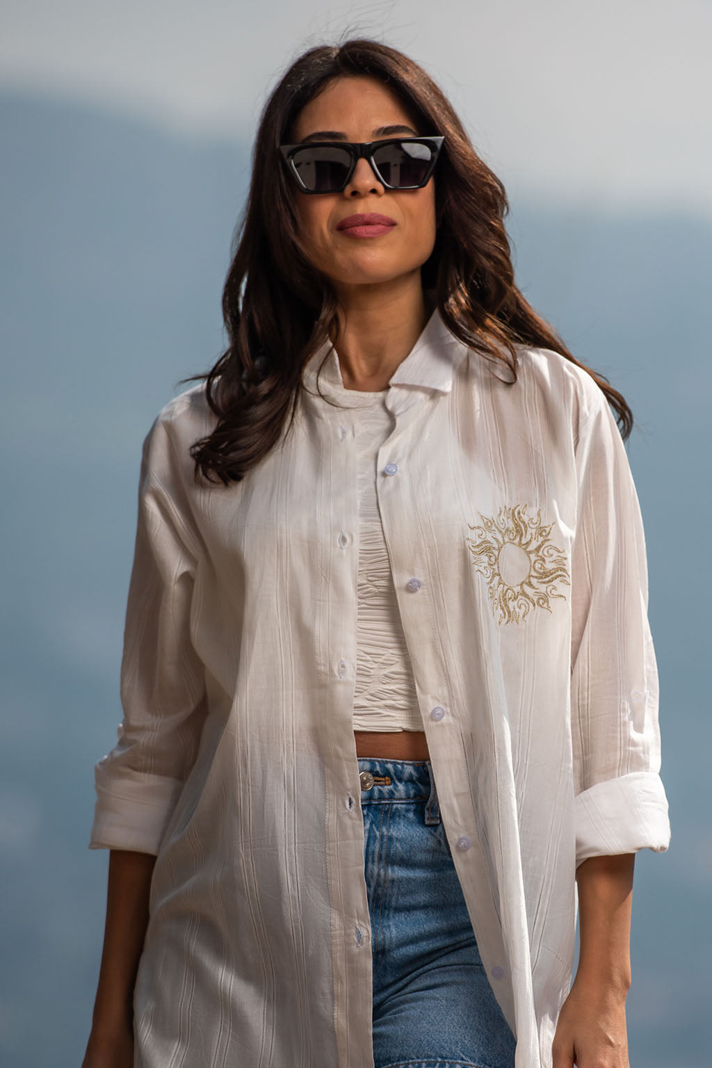 Karma Striped Cotton Shirt