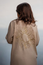 Bella Beige Linen  Shirt Dress | Clothing | Ashia