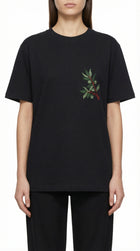 Black Olive Tatreez T-shirt
