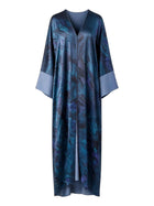 Reversible Sea Blue Abaya