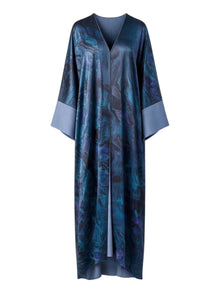 Reversible Sea Blue Abaya