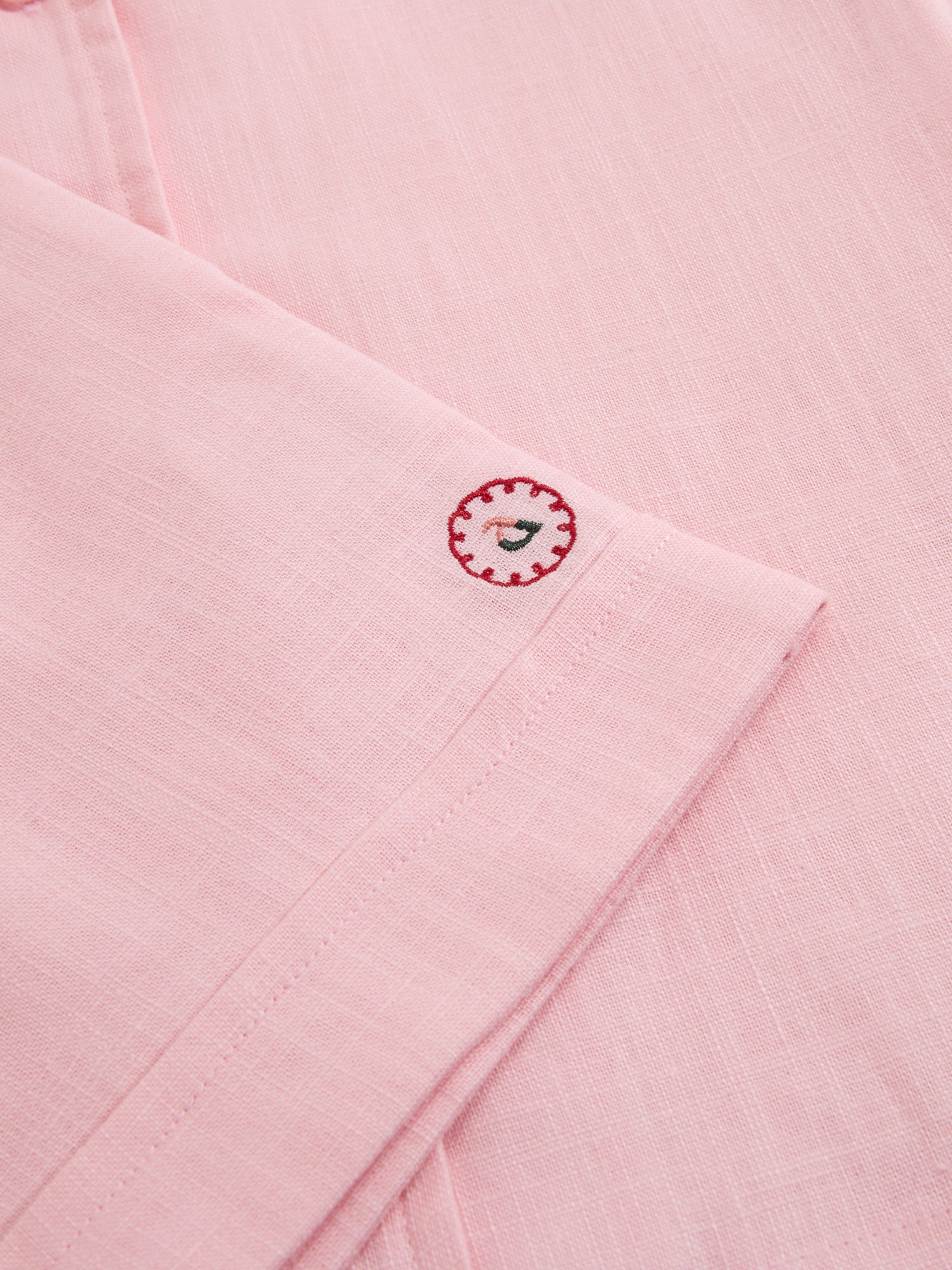 Cotton Candy Pink Linen Blend Co-Ord Set
