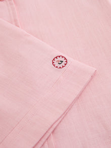 Cotton Candy Pink Linen Blend Co-Ord Set