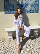 Dolce Violetta organic cotton pyjama set by Love Letters x