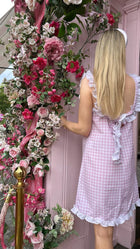 Dolce Gingham Rosa Sleep Dress (Short)