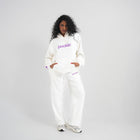 The Cupid White Matching Hoodie and Sweatpants set