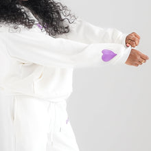 The Cupid White Matching Hoodie and Sweatpants set