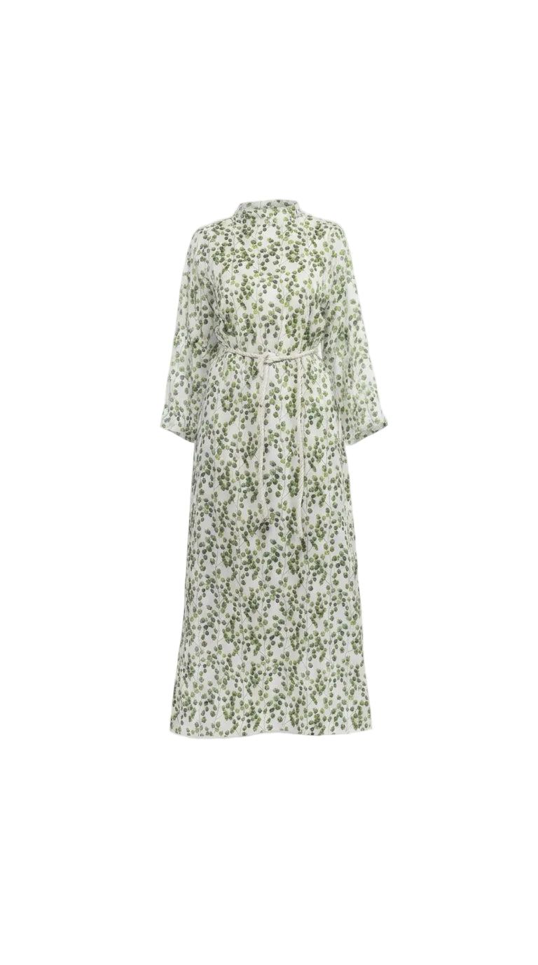 Mahaba Graceful Draped Sleeve Maxi Dress