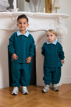 Leo Sweatshirt in Teal Pop