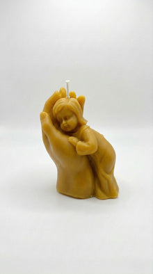Mother Hand Candle