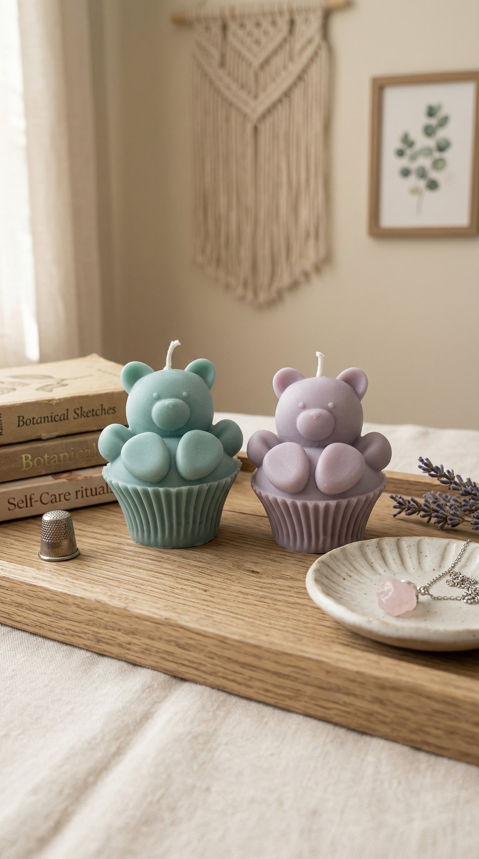 Cup Bear Candle