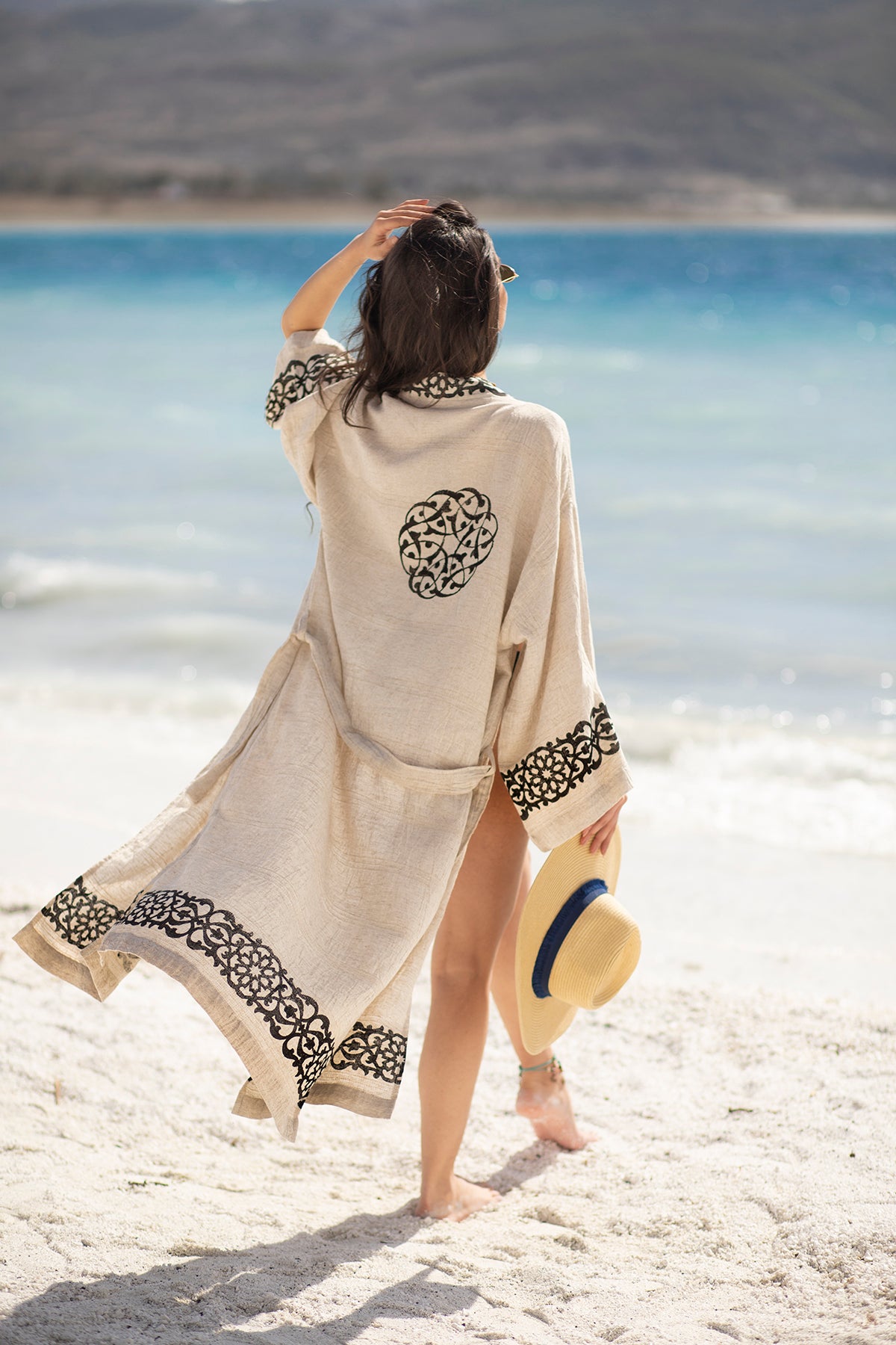 Back details of the Gaia Kimono 