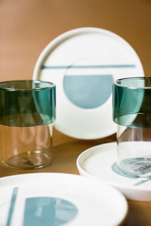 Close-up detail shot of the Derya Tea Set by Doric Home