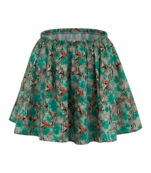 Green Floral Bloom Print