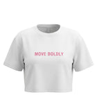 Move Boldly Cropped Tee