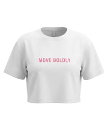 Move Boldly Cropped Tee