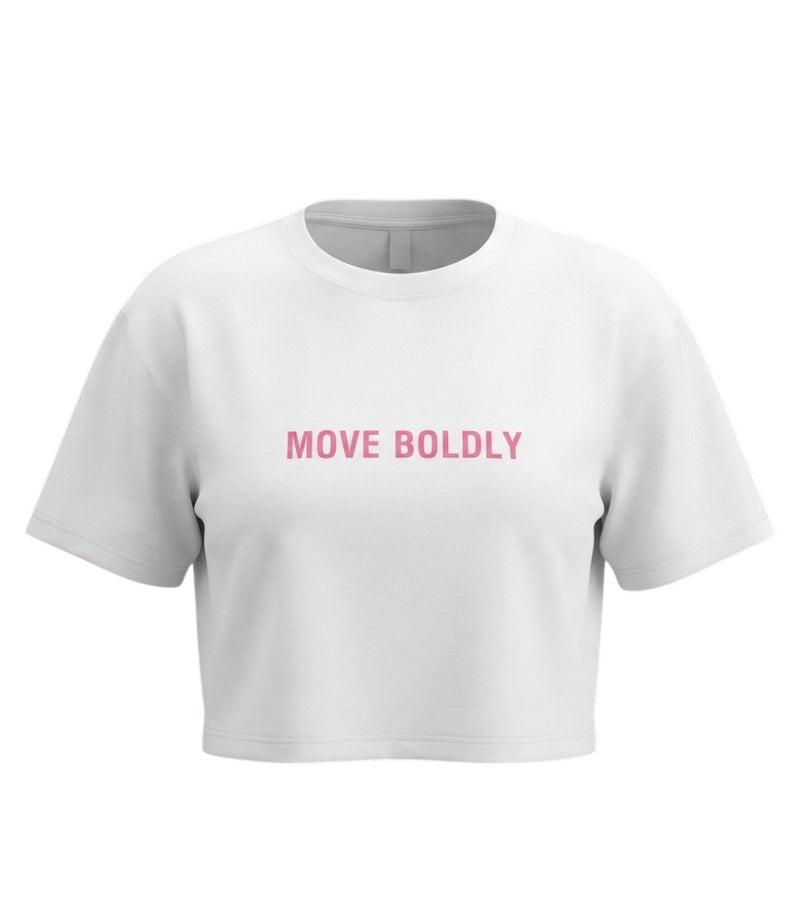 Move Boldly Cropped Tee