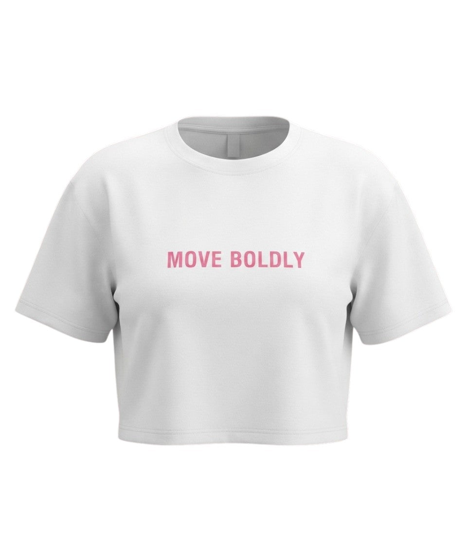 Move Boldly Cropped Tee