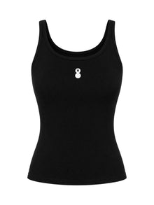 EOS X Remy Ribbed Black Tank Top