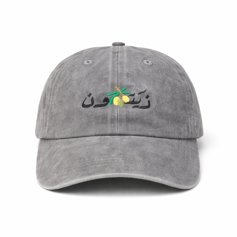 Zeitoon Cap in Stone washed grey