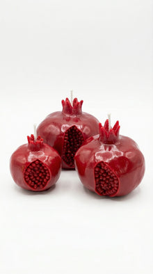 Shiny Pomegranate Candles