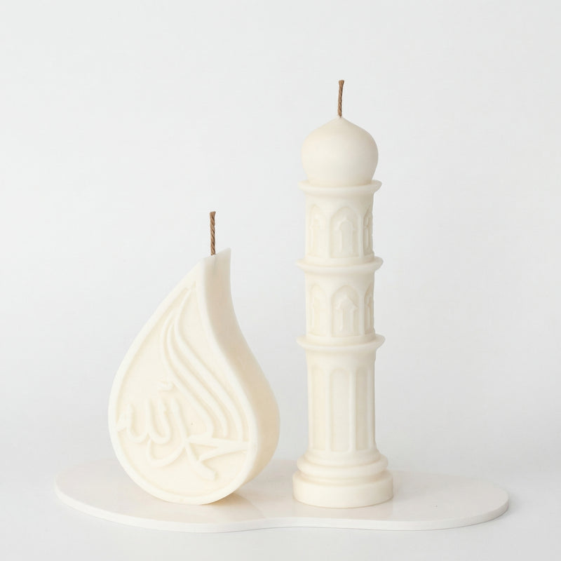 Drift Candle Ramadan Set with Plexi Plate