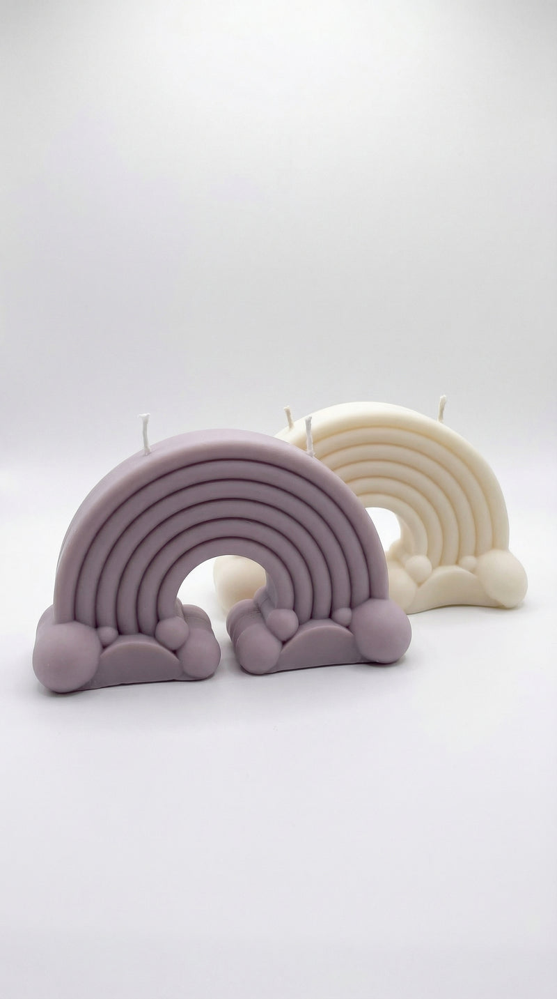 Cloud Rainbow Candle