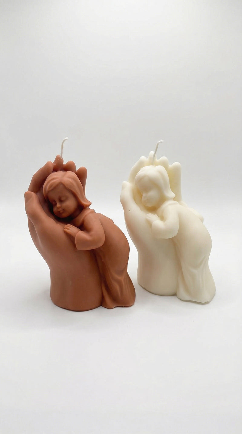 Mother Hand Candle
