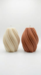 Large Twirl Candle