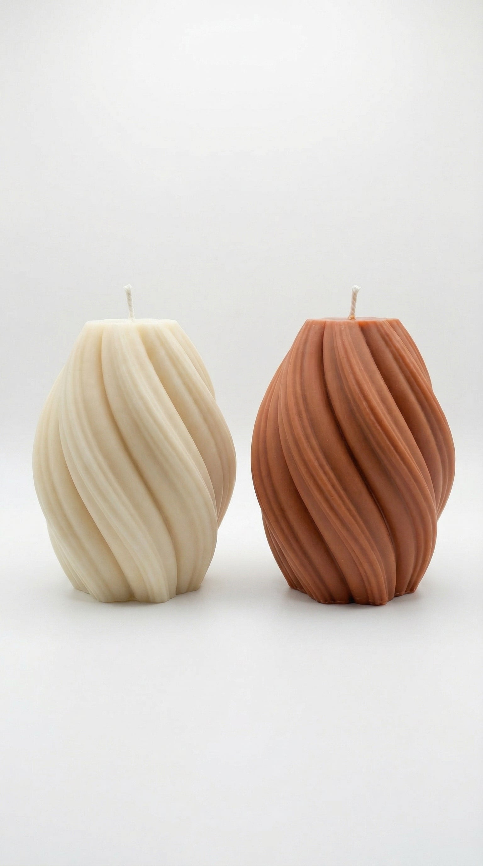 Large Twirl Candle