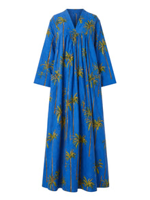 Palm Tree Long Dress
