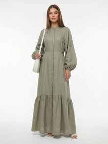 Olive Mist Long Sleeve Dress