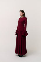 The Burgundy Maxi Dress