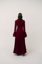 The Burgundy Maxi Dress