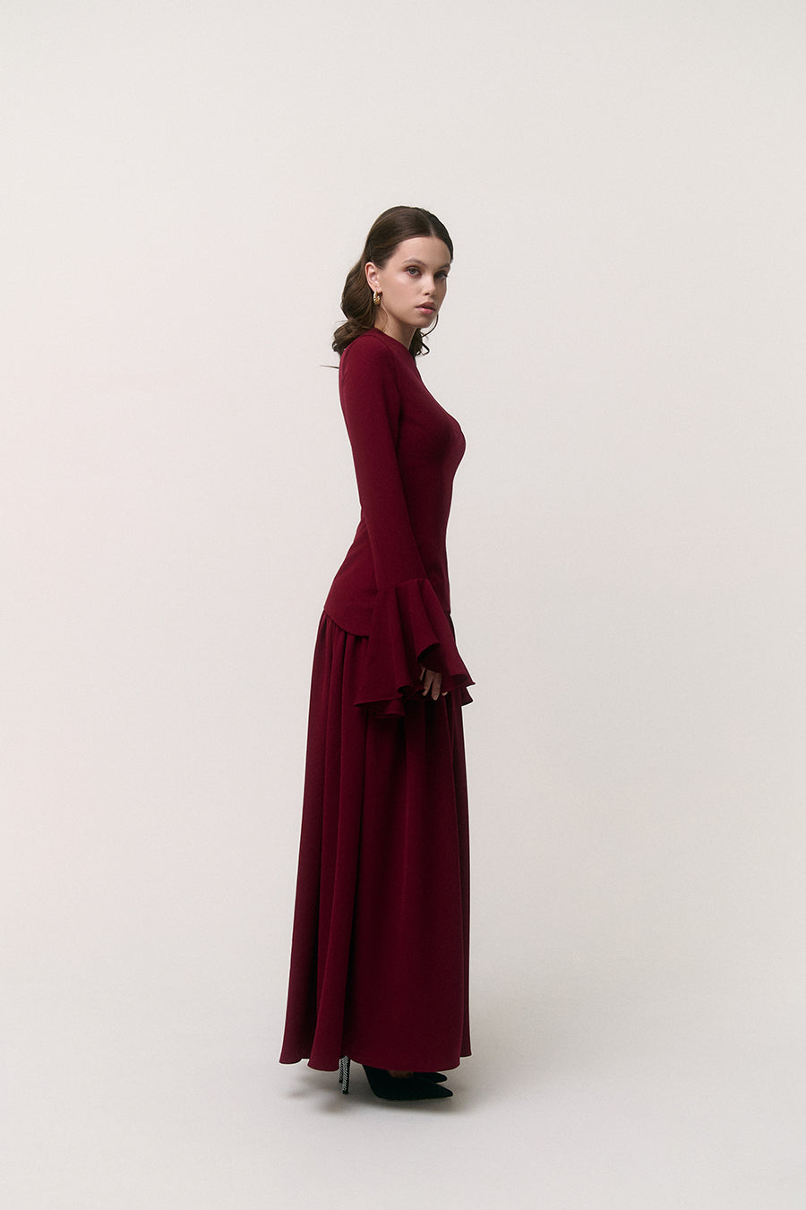 The Burgundy Maxi Dress