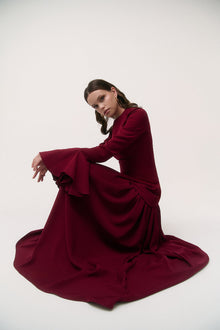 The Burgundy Maxi Dress