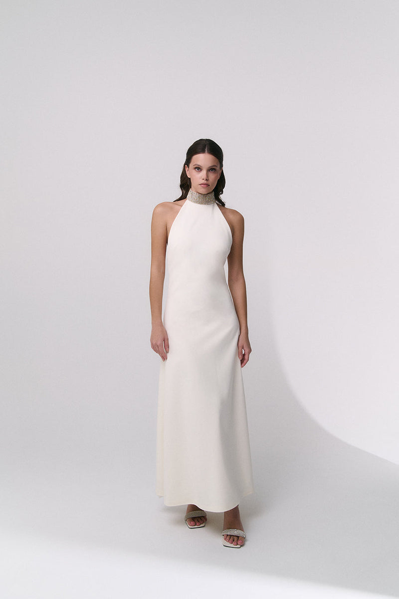 Off-White Maxi Dress